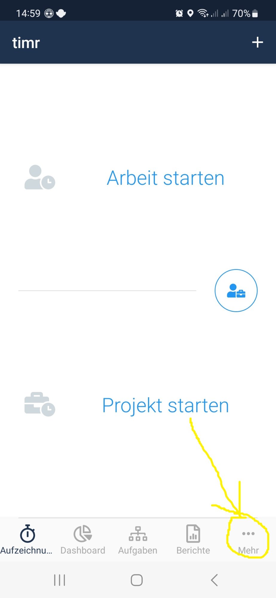 Mehr tab